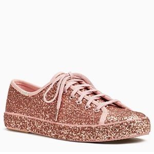 NWT keds x kate spade all over glitter sneakers